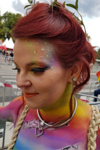makeup bodypainting regenbogenparade wien